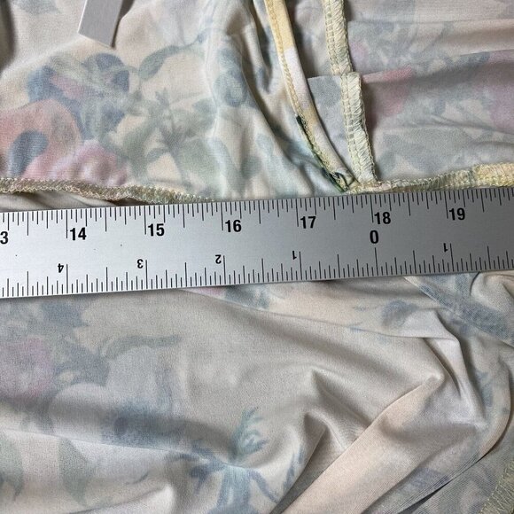 Asos Curve Maxi Dress Size 16 Floral Ruffle Wrap Tie Sleeveless V-Neck Low Back - Picture 14 of 14